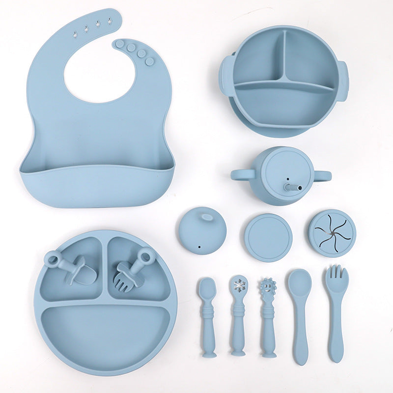 15-Piece Silicone Baby Feeding Set – Safe, Soft, and Easy Mealtime